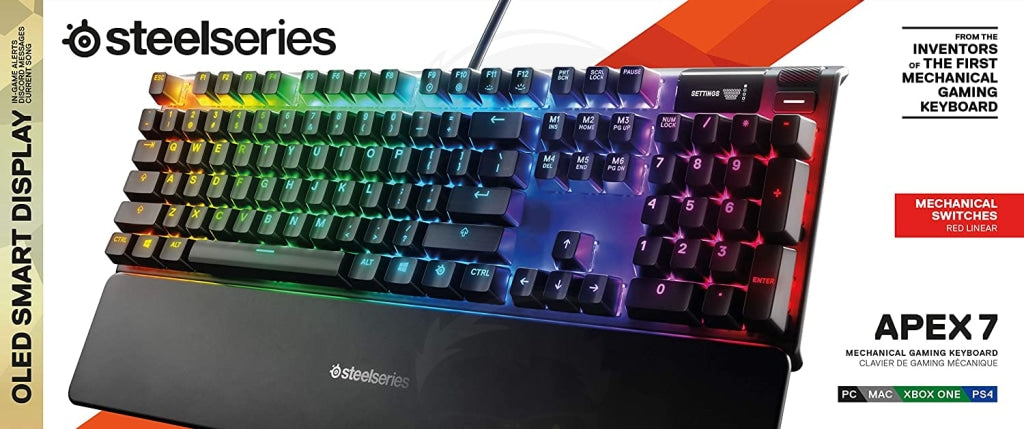 SteelSeries APEX 7 (red switch) Mechanical Gaming Keyboard SteelSeries APEX 7 (red switch) Mechanical Gaming Keyboard
